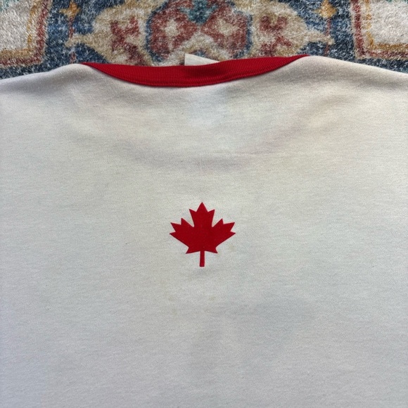 Vintage 80s Ask Me Aboot The Canada Show Ringer T-shirt Large - Picture 7 of 7